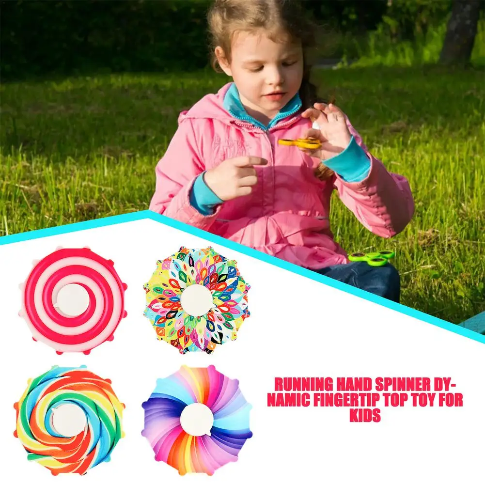 

Running Hand Spinner Dynamic Fingertip Top Toy for Kids