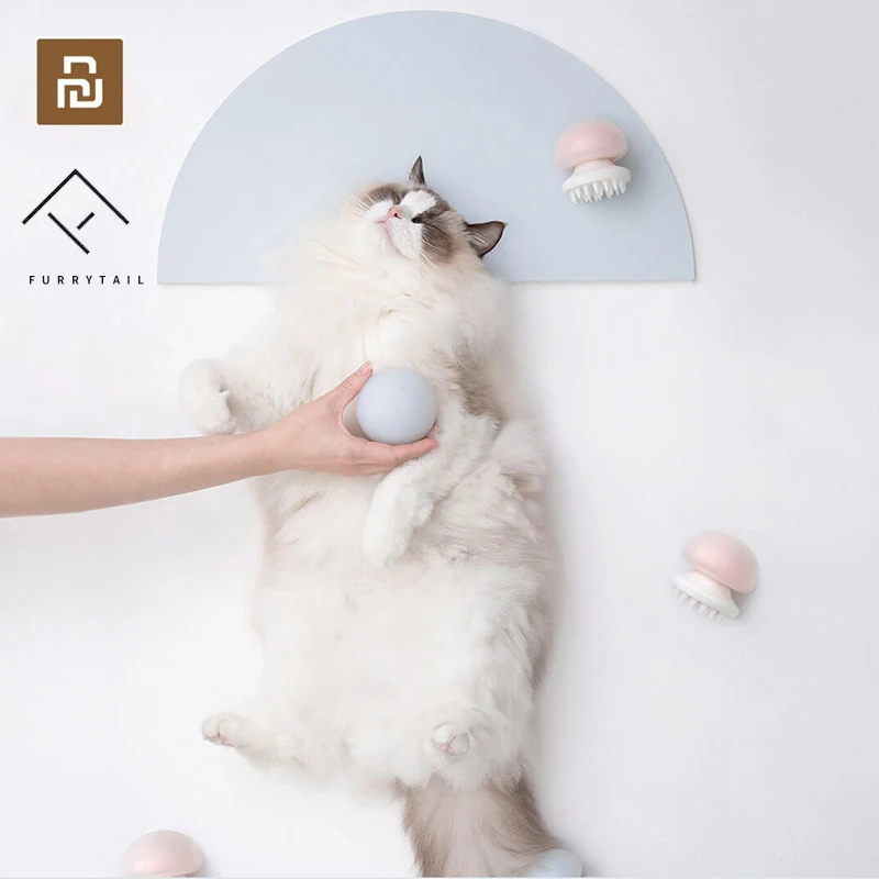 Массажер Youpin Furrytail для медузы расческа питомцев с отрицательными ионами