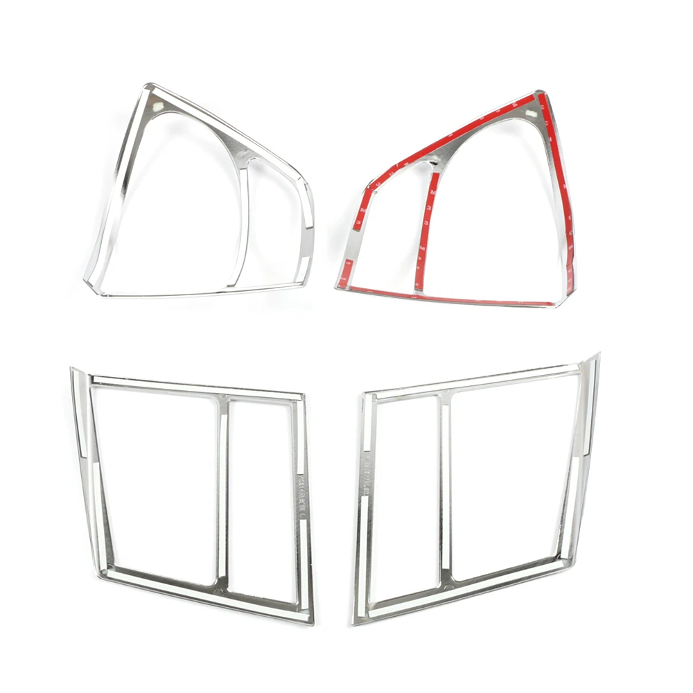 

Chrome Front Rear Headlight Lamp Cover For Dodge Journey JUCV Fiat Freemont 2009-2017 2018 Accessories