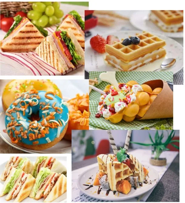 Электрический аппарат для приготовления вафель сэндвичей пузырьков яиц Пирогов