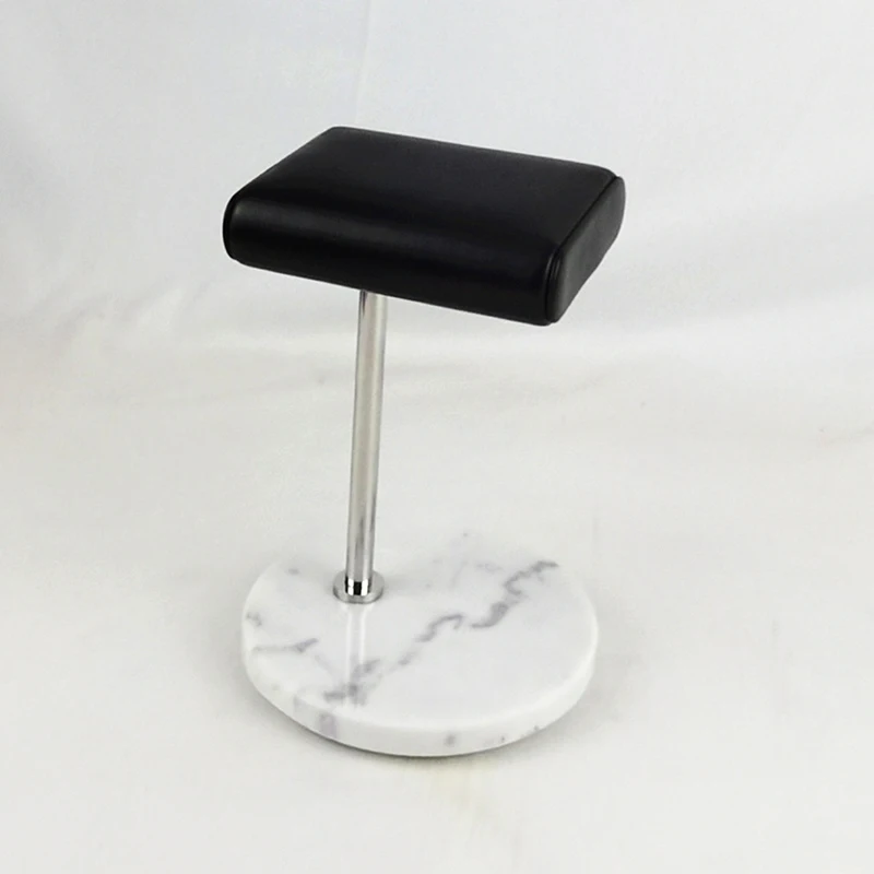 

White Marble Base Watch Stand Metal Rod Watch Display Props Bracelet Display Stand Jewelry Stand Shoot Props