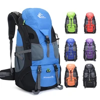 mens and womens 50l nylon waterproof backpack suitable for outdoor travelcyclingdaytime mountaineering hiking and camping
