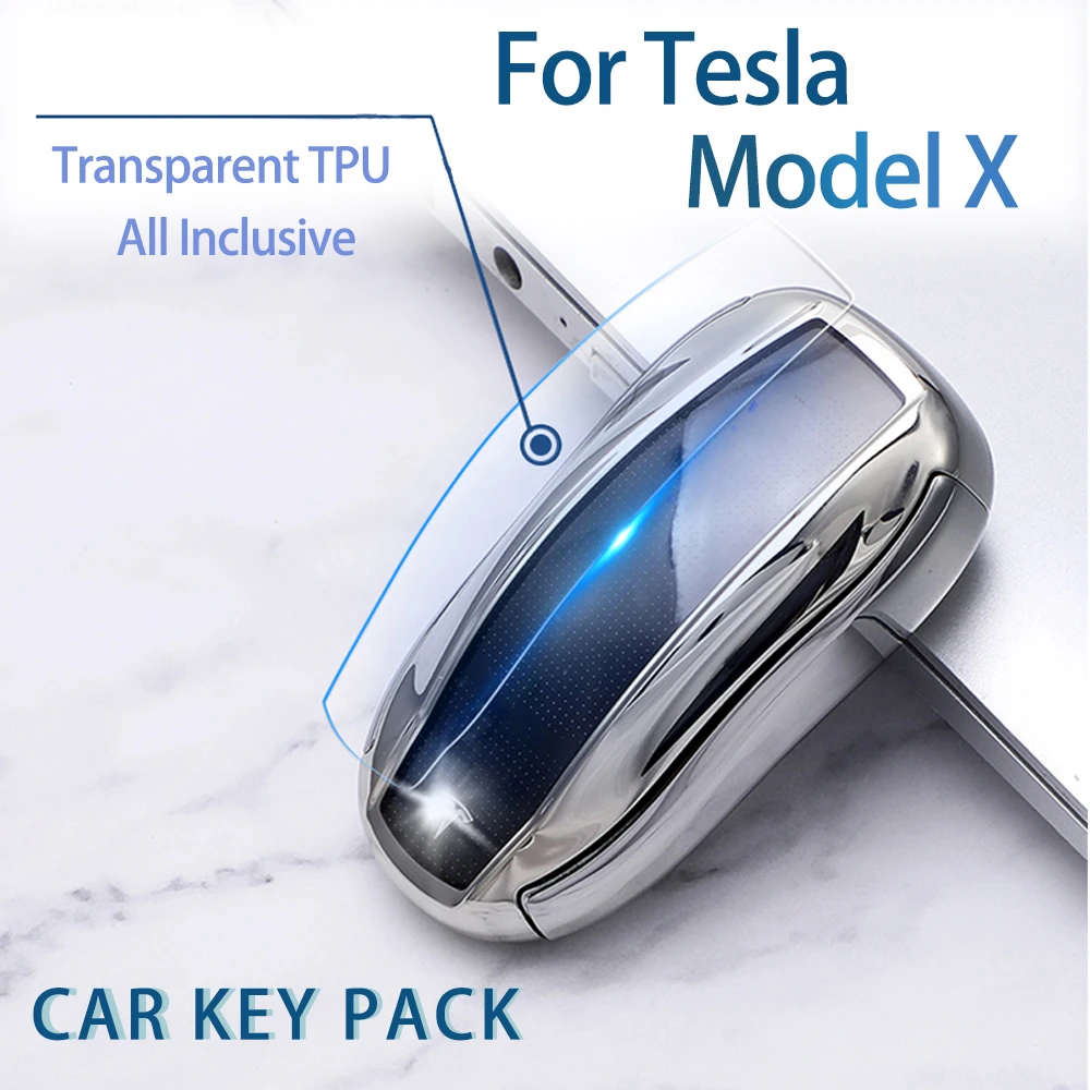 

Чехол для ключей автомобиля, чехол для ключей Tesla Model X, чехол для ключей из ТПУ, защитный чехол для ключей автомобиля