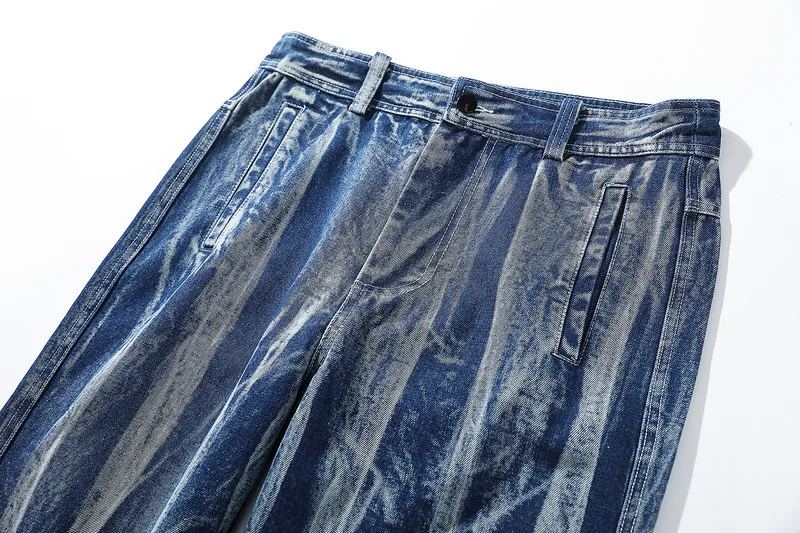 EWQ/новые модные мужские брюки 2020 Tide Tie-dyed Printting свободные широкие для мужчин High Street