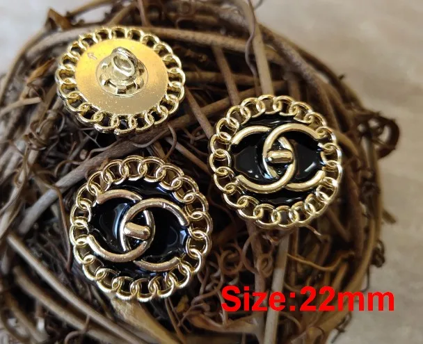 NO36 Size 22mm Новинка 10 шт. высококачественная металлическая куртка в форме сердца с капельным маслом и пуговицами аксессуары пальто свитер рубашка кнопка 18 мм - Цвет: NO36 Size 22mm