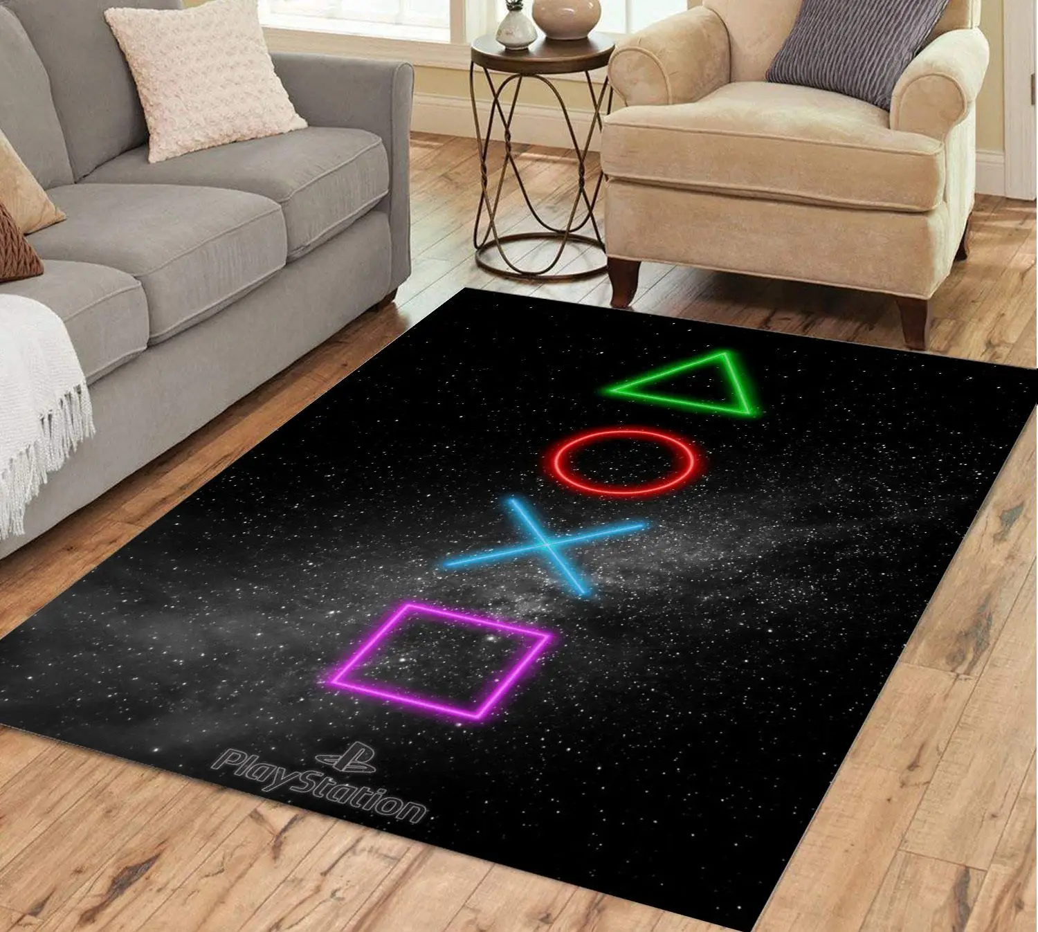 New Game Button Series Personalized Art Floor Mat Door Small Carpet Non-slip Sheet Living Room Home Decoration | Дом и сад