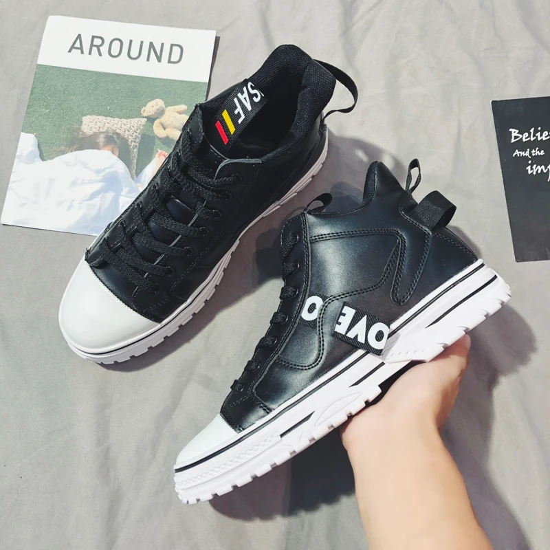 

Fall Men Shoes Casual High Top Chaussure Homme Fashion Sneakers Classic Footwear New Flats Shoes Male Tenis Krasovki Dropshiping