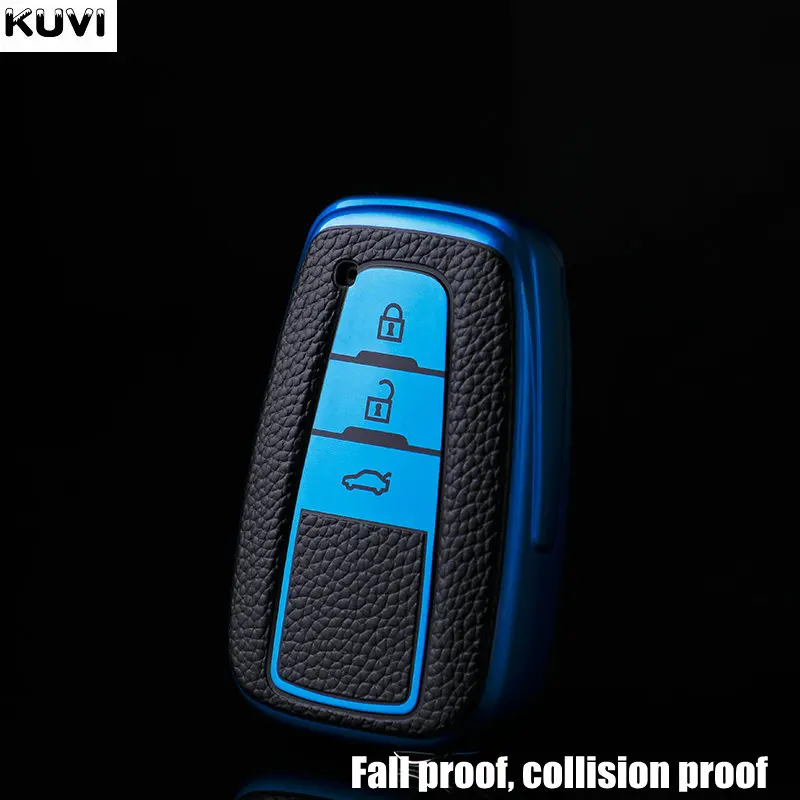 Кожаный чехол из ТПУ для автомобильного ключа с дистанционным управлением