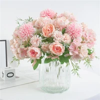 artificial flowers bouquet wedding silk peony party home garden decoration fresh and beautiful easy to take care of