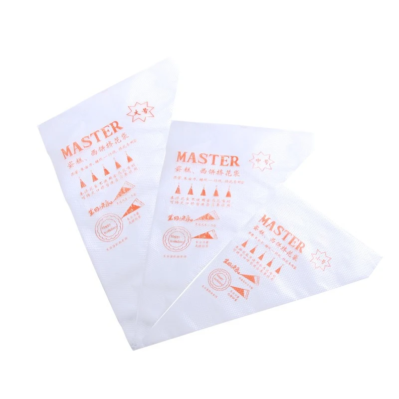 100/200/300pcs Disposable Pastry Bags Cake Decoration Kitchen Icing Food Preparation Cup Piping Tools for Baking |