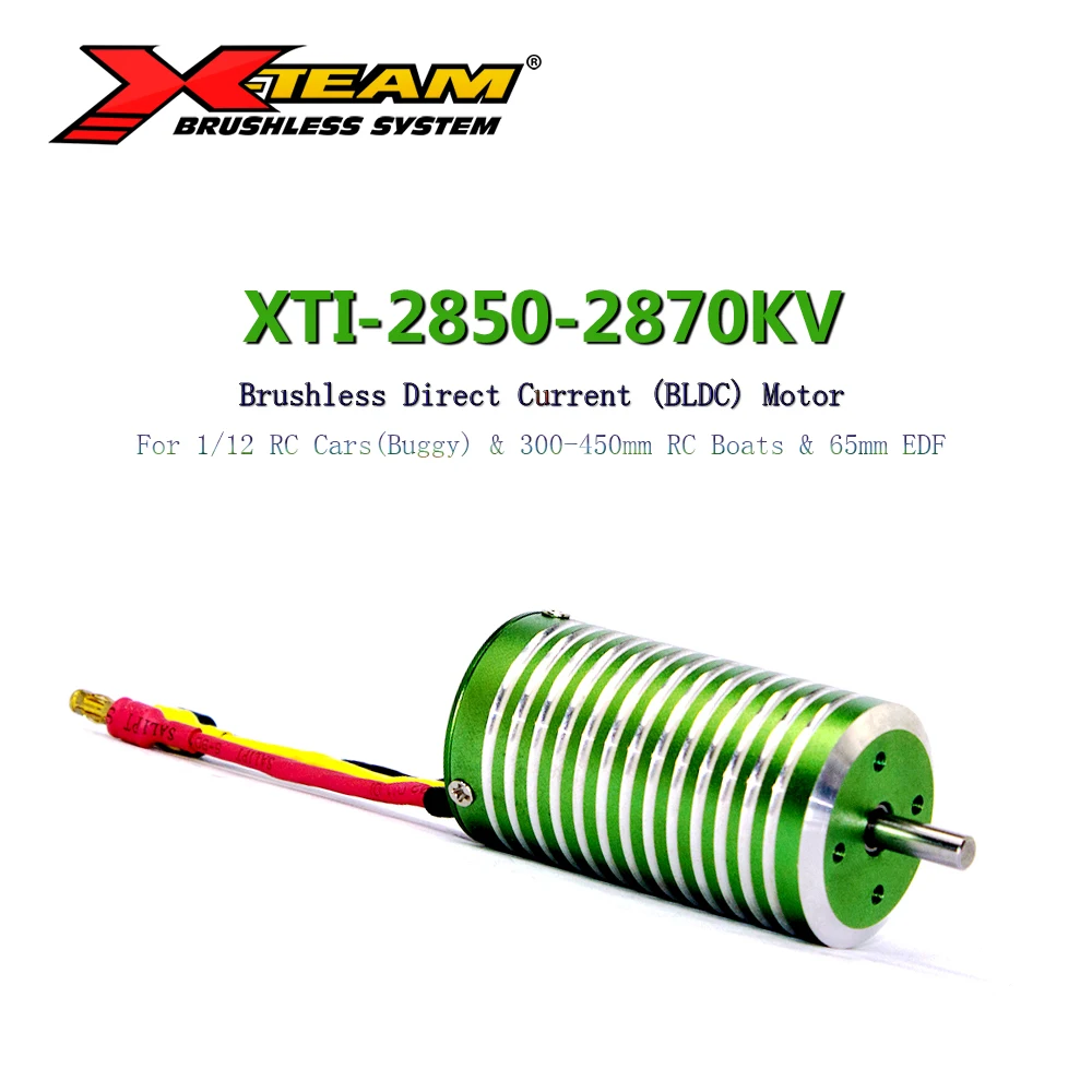 X TEAM бесщеточный двигатель 2850 2870KV BLDC электродвигатель для радиоуправляемого