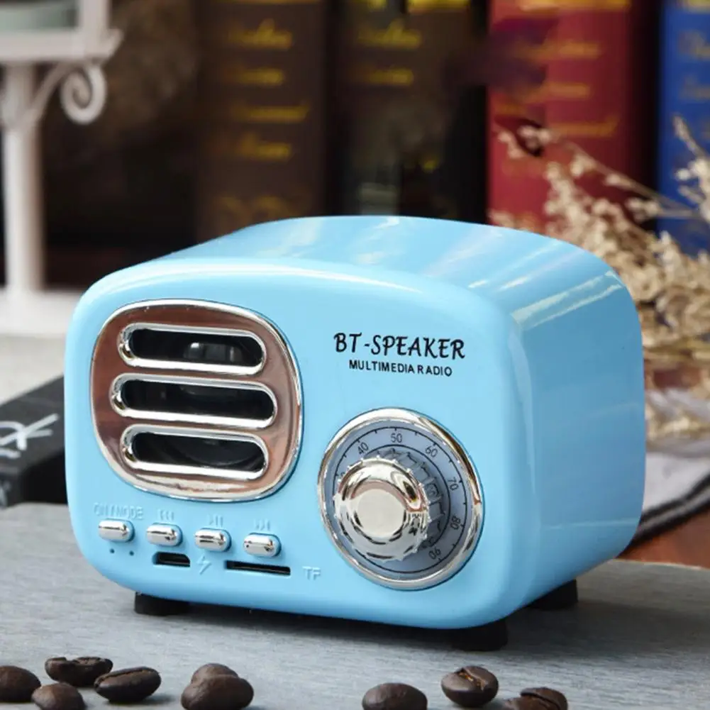 Bluetooth-колонка в ретро-стиле с поддержкой TF-карты ABS | Электроника
