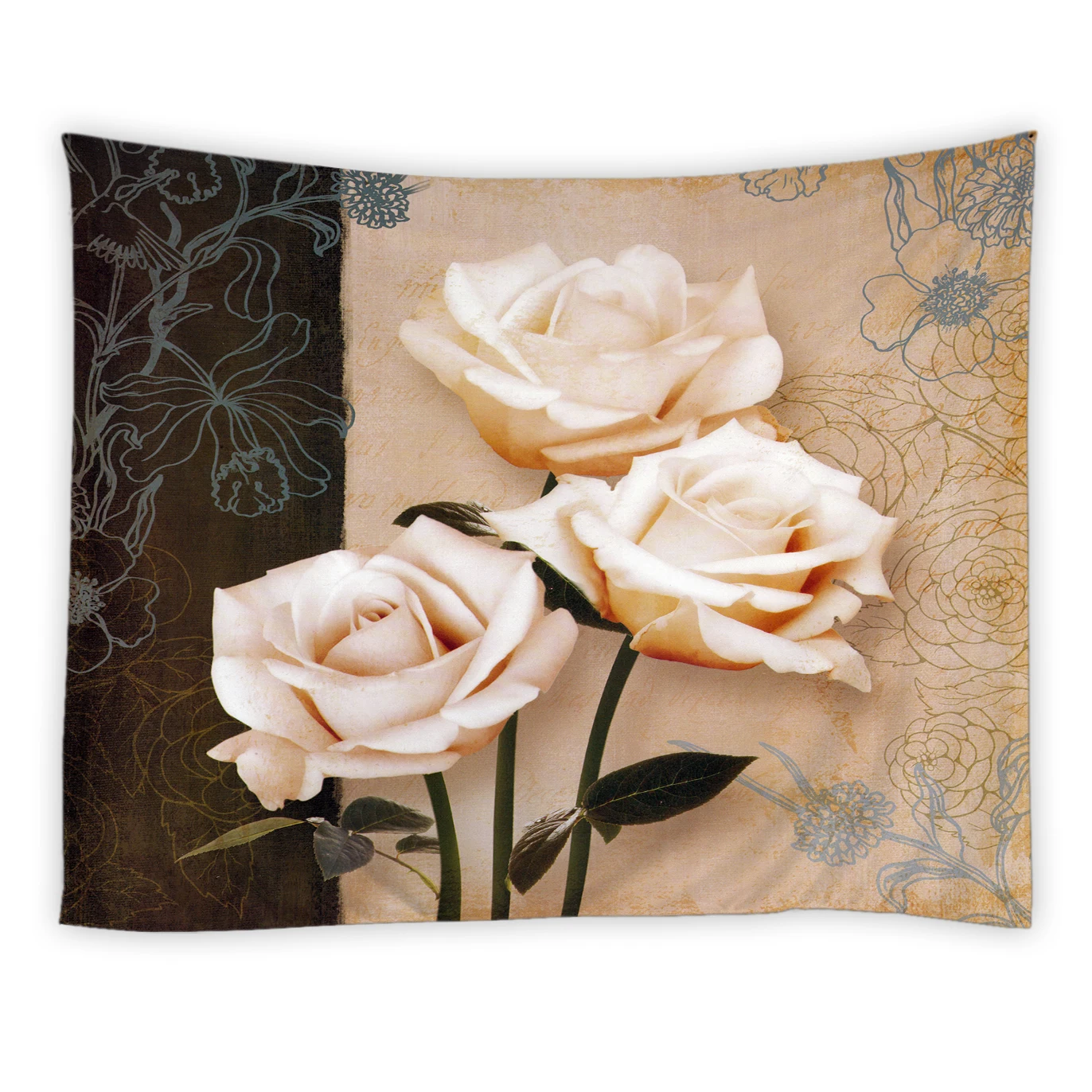 

Tapestry Wall Hanging Colorful Natural Scenery Plant Flowers Travel Mattress Studio Living Room Art Decor