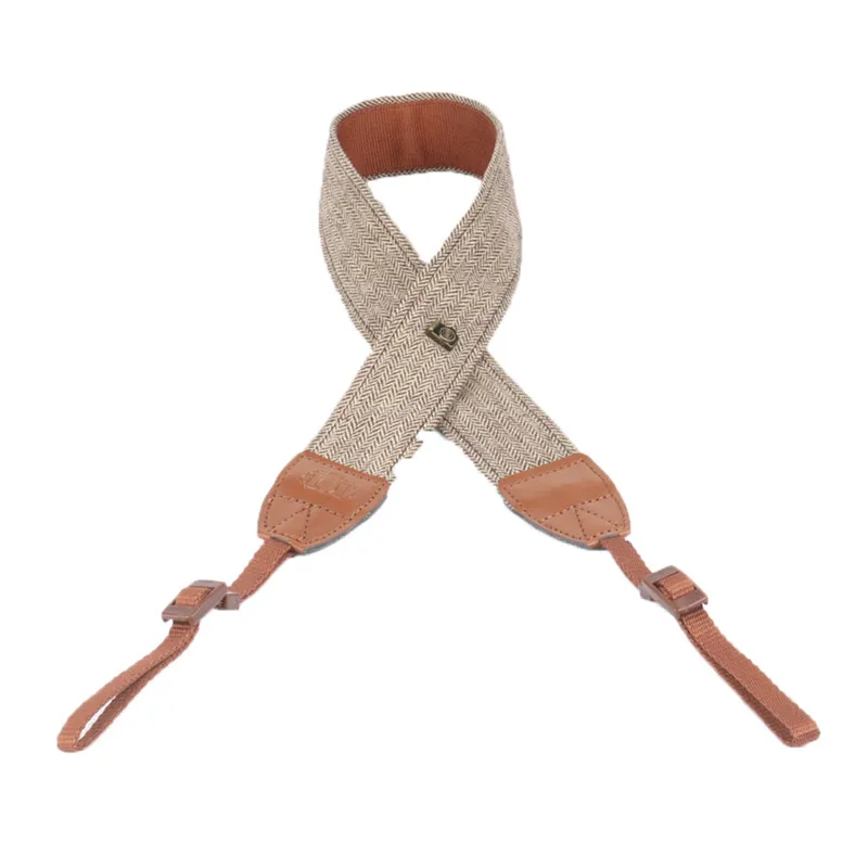 Хлопок ремень для камеры дслр шеи и должен держать коричневый серый цвет|Ремни
