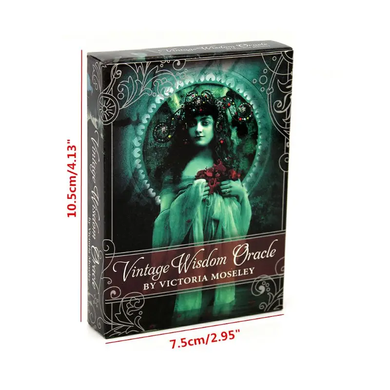 

Vintage Wisdom Oracle 52 Cards Tarot Deck Full English Family Party Board Game