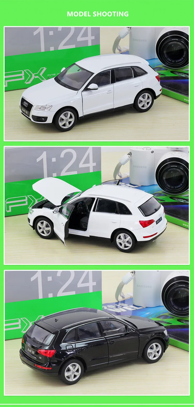 WELLY 1:24 Audi Q5 SUV спортивный автомобиль моделирование сплав модель автомобиля ремесла Коллекция игрушек инструменты подарок