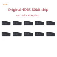 riooak 100pcs car key chip original high quality 4d63 80bit chip for ford mazda 4d63 80 bit chip can make keys all lost