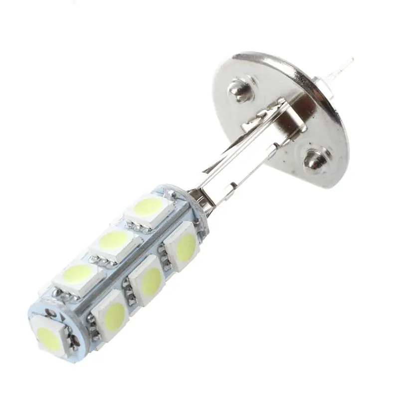 2 шт. авто светильник головной H1 белый 13 SMD 5050 светодиодный чипы|Передние LED-фары