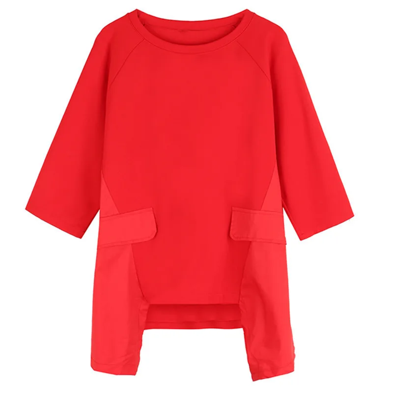 XUXI женская футболка летняя черная белая красная новинка 2019 необычная версия