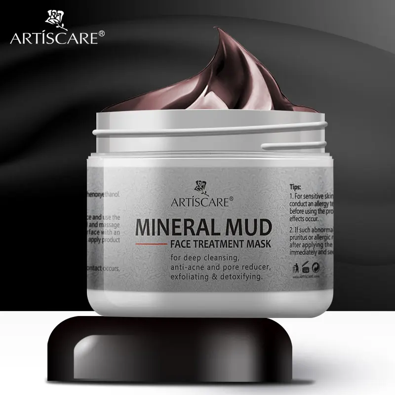 ARTISCARE Минеральная грязевая маска для лица Глубокая чистка увлажняющая удаление