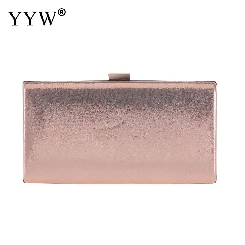 champagne YYW Фиолетовый клатч женская Дамская сумочка для вечеринок элегантный свадебный кошелек с цепочкой клатч женские вечерние женские кожаные сумки femme - Цвет: champagne
