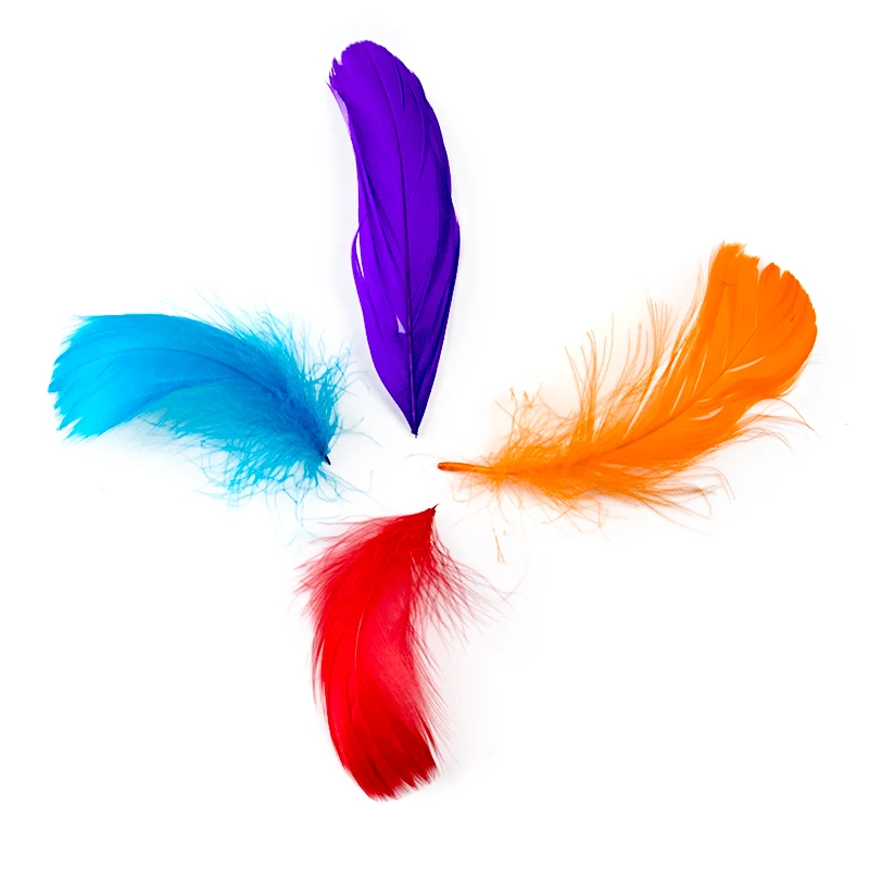 

100pcs Small Goose Feathers Soft Natural Feathers 8-12cm for Wedding Decoration Jewelry Making Plume Crafts Accessories