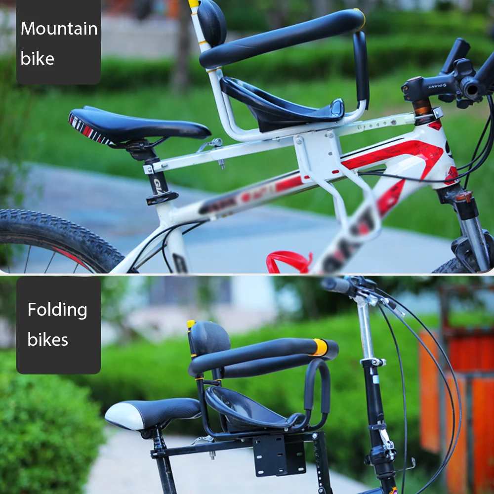 Детское велосипедное седло детское переднее с ножками поддержка спинки для