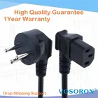 Исрил SI32 Мощность шнур левый угол IEC320 C13,100 см, H05VV-F 3G 0,75 мм, SII Стандартный Тип H Мощность линия кабелей.