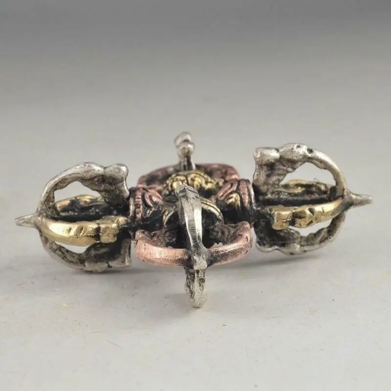 

Exquisite COPPER HAND HAMMERED QUADRANGLE EXORCISM STATUE / PENDA NY