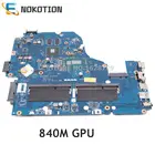 Материнская плата NOKOTION NBV9P11001 NBMLB11002 для ноутбука acer aspire E1-572G, Z5WAH LA-B162P, Процессор I3, 840M, GPU, полный тест