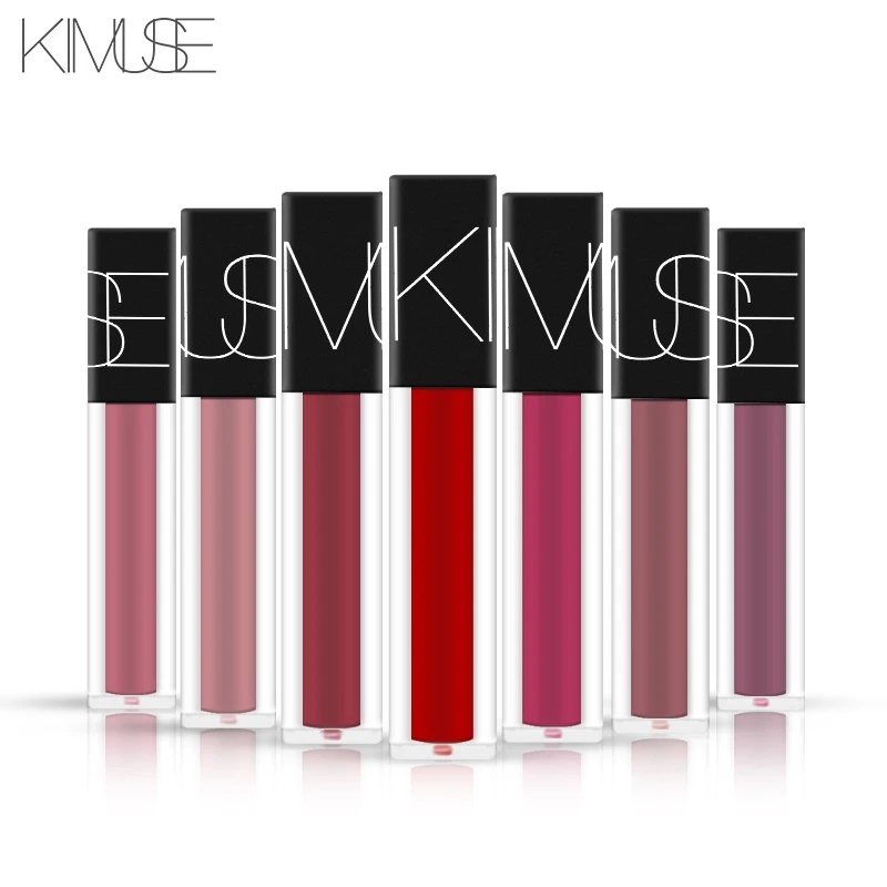 KIMUSE, кремовая Помада для губ, макияж, maquiagem, стойкий блеск для губ, прочный Водостойкий тинт для губ, блеск для губ, косметика