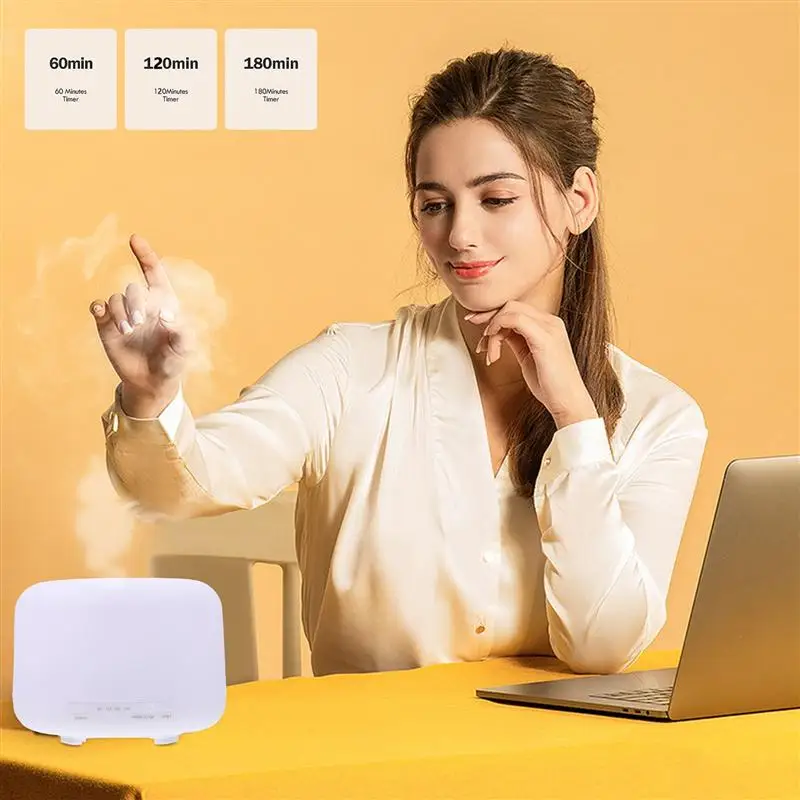 

1Pc Mini Humidifier Bedroom Office Car USB Desktop Mist Humidifier (US Plug)