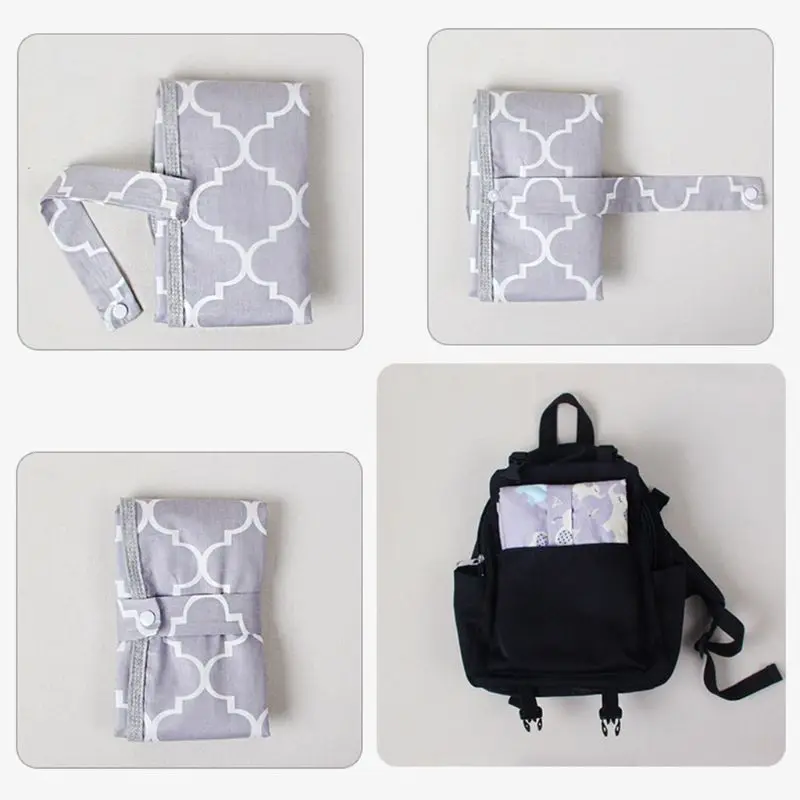 

Portable Newborn Waterproof Baby Changing Mat Infant Foldable Travel Changing Diaper Nappy Liners Pad