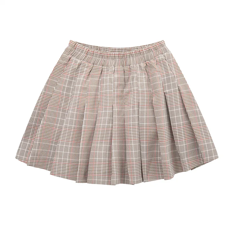 

Big Girl Retro Plaid Blazer Set Girls Double-breasted Jacket & Pencil Skirt 2Pcs Skirt Suit School Girls Blazer Suit CL531