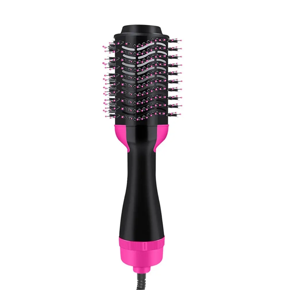 

3 In 1 Hot Air Brush Negative Ion Styler Hair Straightener And Curling Comb 3 Mode Hot Brush Negative Ion Technology