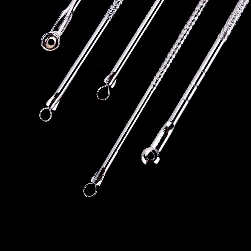 Набор инструментов для удаления черных точек 5 шт./компл. нержавеющая игла акне