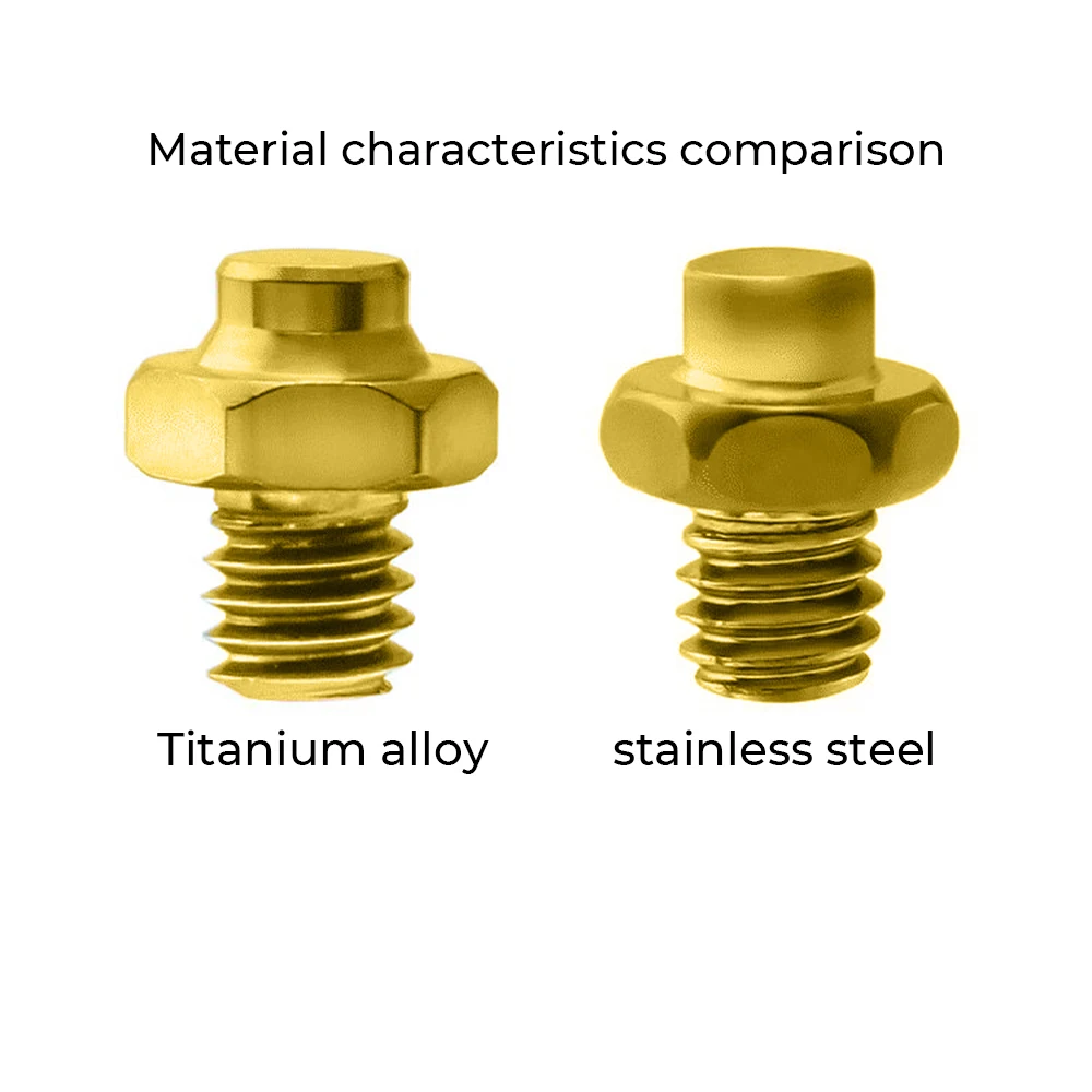

Road Bike Hexagon Screw Titanium Alloy Stainless Steel Pedal Anti-Sliding Nail Tc4 Hexagon Screw Accesorios Piezas De Bicicleta