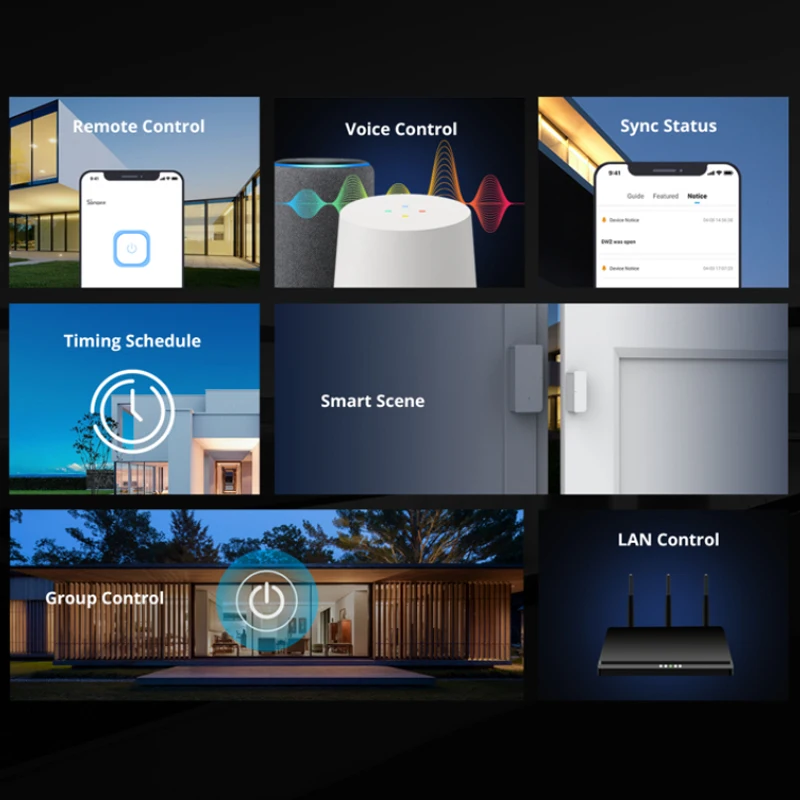 

SONOFF Basic R2 Smart Switch WiFi Wireless eWeLink Home DIY Modules Support Alexa Google Home Voice Control Remote Timing Switch
