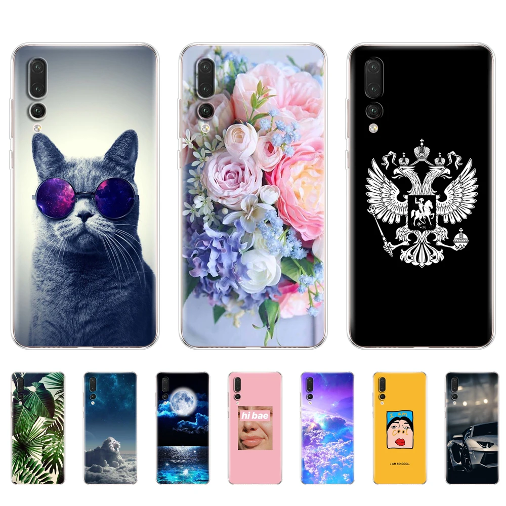 Силиконовый чехол для Huawei P20 Lite 5 84 дюйма прозрачный чехол-бампер телефона huawei P 20