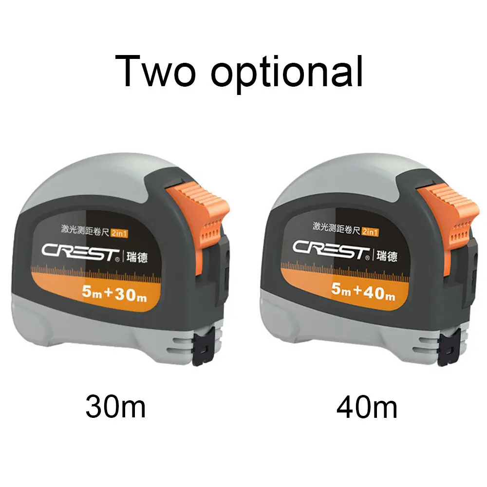 

30M/40M Laser Level Distance Meter LCD Digital Infrared Range Finder 5M Tape Measuring Device Rangefinder Construction Gauging