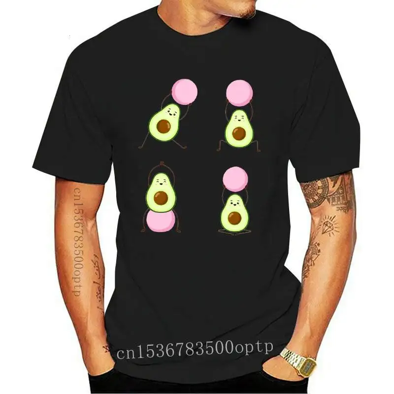 

New Women T-shirts Cartoon Avocado Fruit Short Sleeve Funny 90s Womens Graphic T Top Ladies Print Lady Shirt Female Tee T-Shirt
