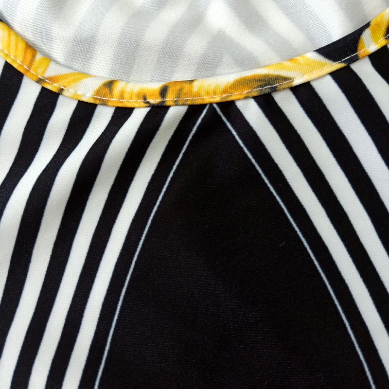 

New Arrival Floral Print Casual African Ladies Dresses Stripe Winter Batwing Sleeve Women loose long Dress