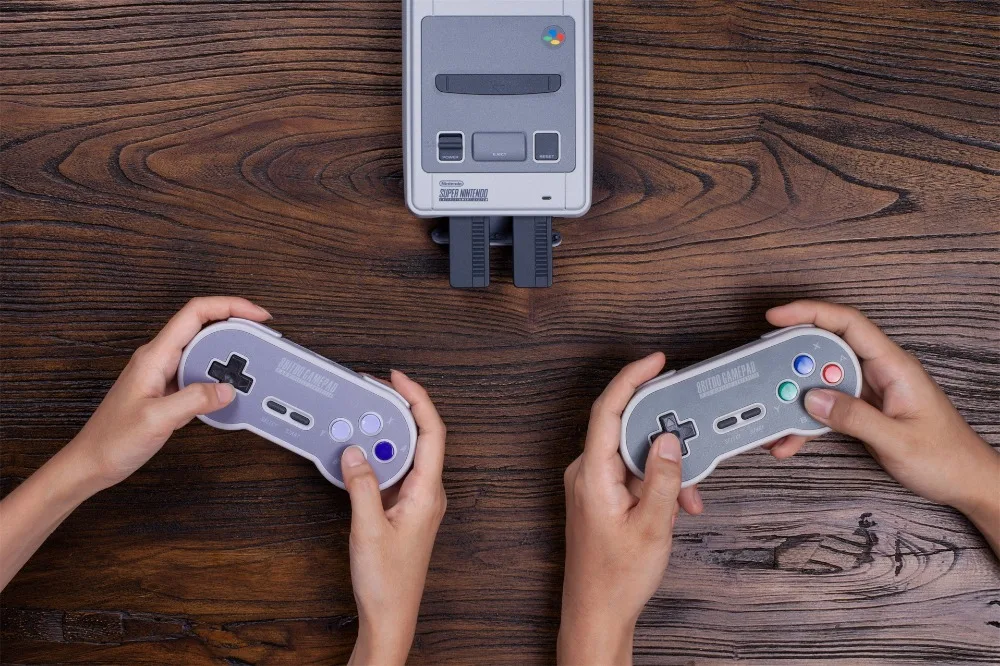 8bitdo SF30 геймпад Беспроводной игровой контроллер с 2,4 г NES приемник для Android ПК Mac