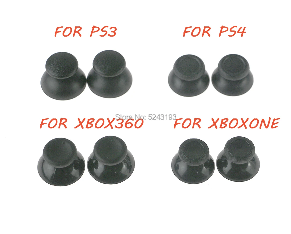 

200pcs 3D Analog Joystick Stick Module Mushroom Cap For Sony PS4 ps5 Playstation 4 PS3 Xbox one Xbox 360 Thumbstick Cover