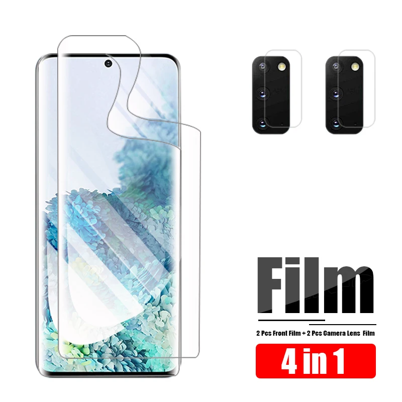 

Full Screen Protector For Samsung Galaxy Note20 Ultra S20 Plus Hydrogel Film For Samsung Note 20 S20Ultra Camera Protective Film
