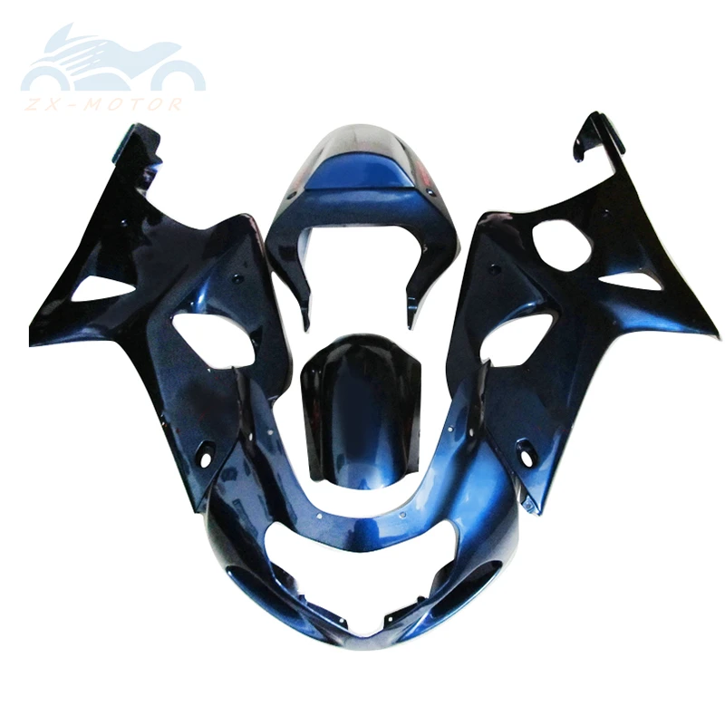 

Превосходные Обтекатели для мотоциклов Lake Blue Black для Suzuki GSXR1000 2000 2001 2002 GSXR 1000 K2 00-02 XC47