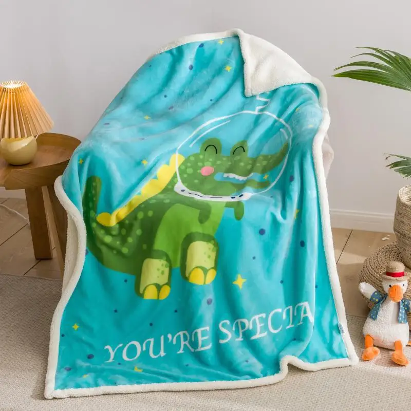 

Детское утепленное одеяло, мягкое фланелевое одеяло, одеяло для новорожденного, младенца, одеяло в полоску, пеленка, постельное белье с пузы...