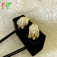 f j4z womens designer earrings 2021 trend golden irregular metal stud earrings female statement earring stadniny kolczyki