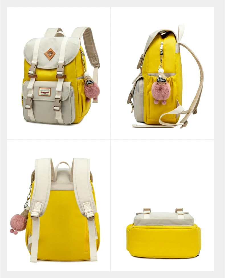 Macarons Mochila Feminina, женский рюкзак, Студенческая сумка для книг, Водонепроницаемый Школьный рюкзак, большой рюкзак для путешествий, милые сумки для девочек Rugzak