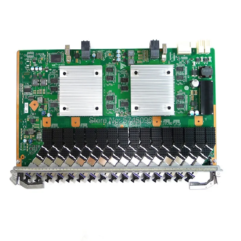 16-портовый XG-PON и GPON комбо OLT интерфейсная плата H901CGHF H902CGHF с 16 шт. N2A или C + SFP модули